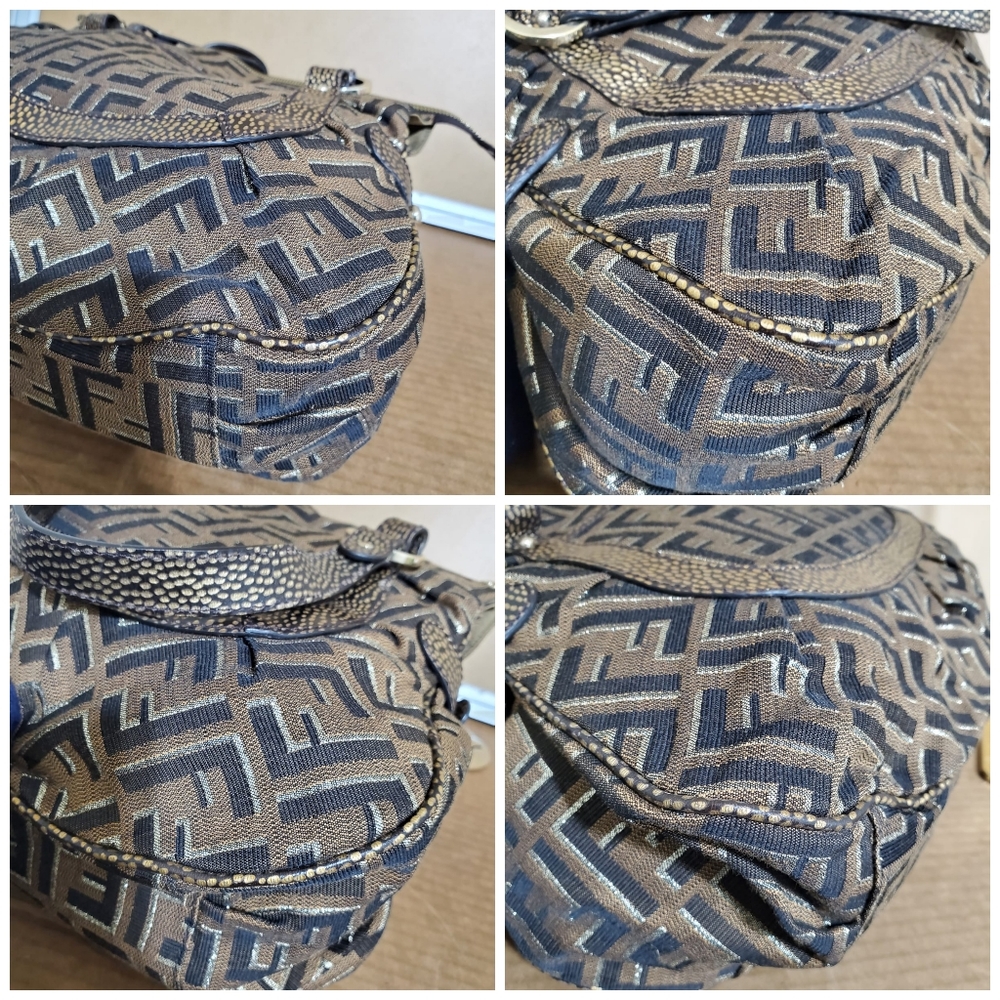 Fendi Metallic Zucca Chef Tote - Picture 8 of 9